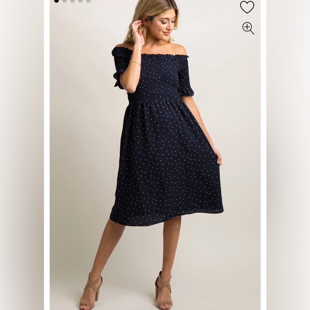 Maternity & Postpartum Off Shoulder dress size L